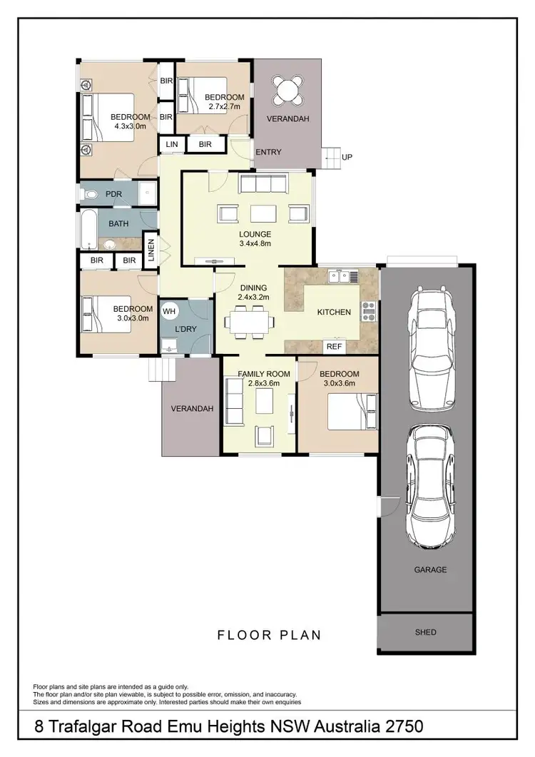 Floorplan of Homely house listing, 8 Trafalgar Road, Emu Heights NSW 2750