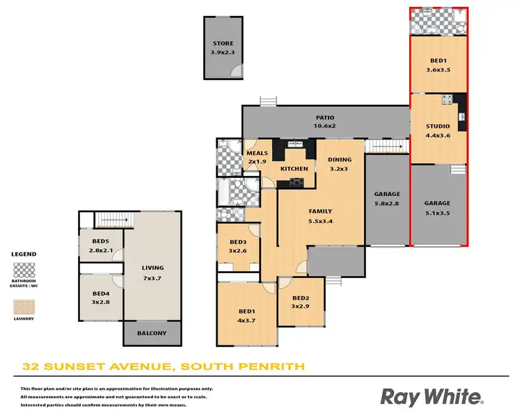Floorplan of Homely house listing, 32 Sunset Avenue, South Penrith NSW 2750