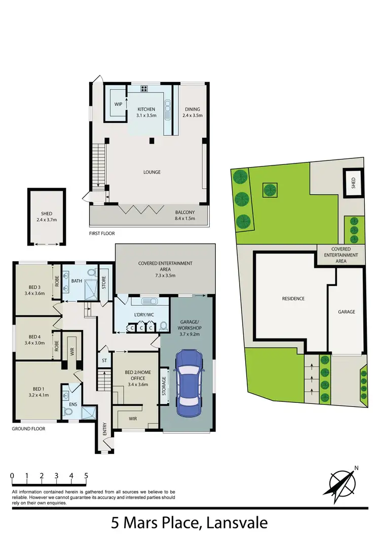 Floorplan of Homely house listing, 5 Mars Place, Lansvale NSW 2166