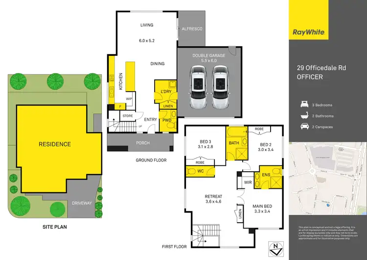 Floorplan of Homely house listing, 29 Officedale Road, Officer VIC 3809