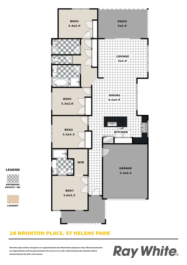 Floorplan of Homely house listing, 28 Brunton Place, St Helens Park NSW 2560