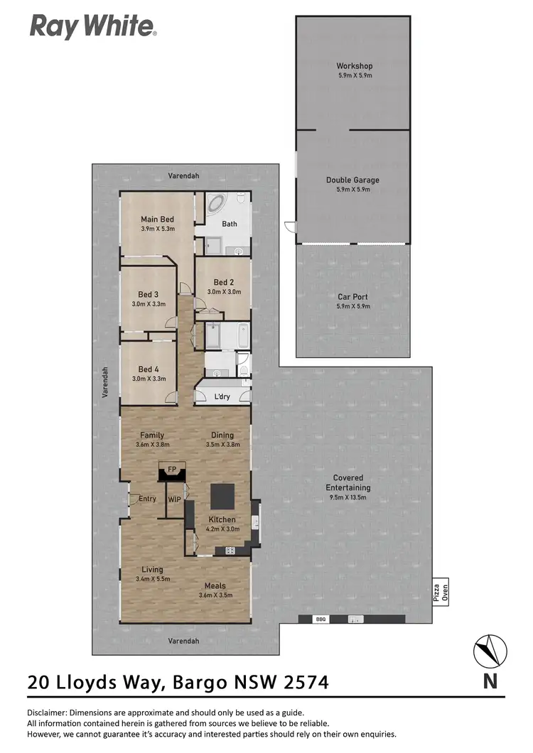 Floorplan of Homely house listing, 20 Lloyds Way, Bargo NSW 2574