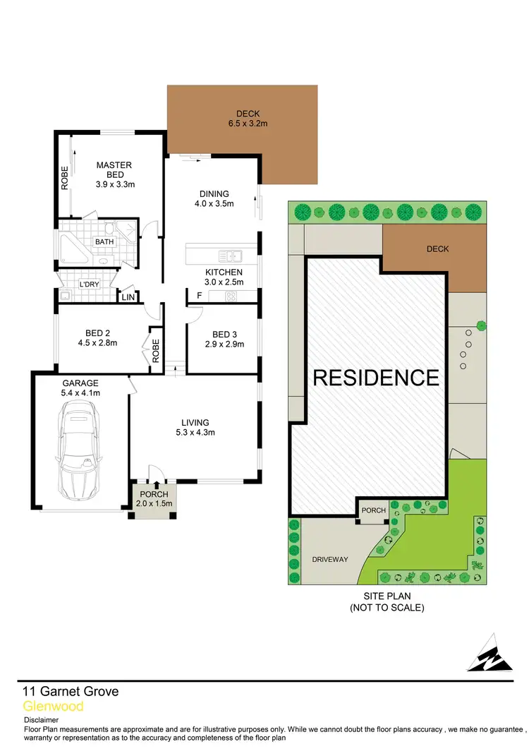 Floorplan of Homely house listing, 11 Garnet Grove, Glenwood NSW 2768