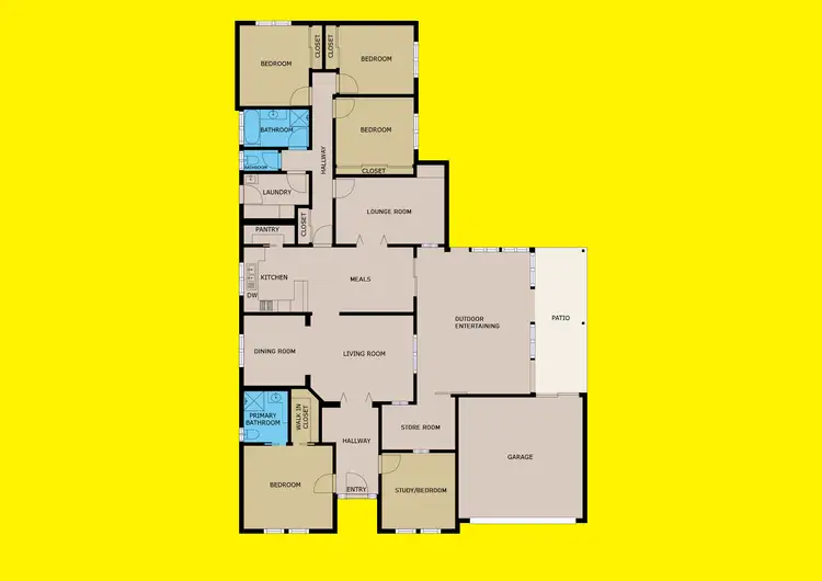 Floorplan of Homely house listing, 17 Villiva Drive, Mildura VIC 3500