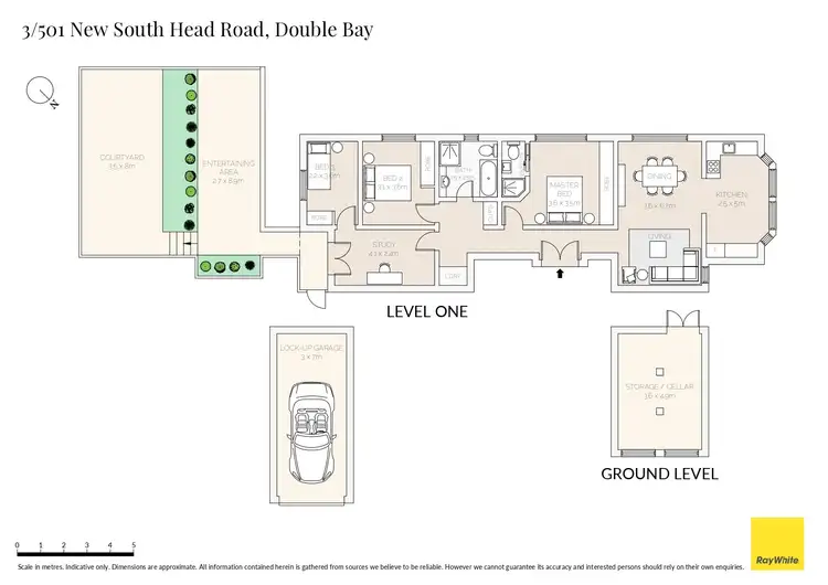 Floorplan of Homely apartment listing, 3/501 New South Head Road, Double Bay NSW 2028