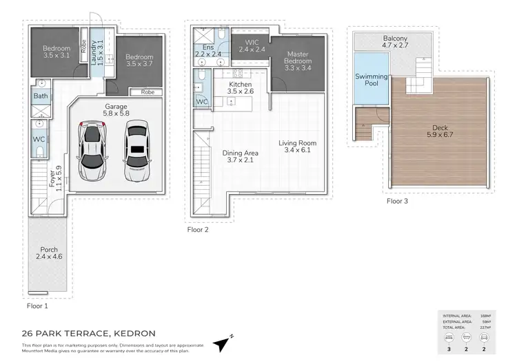 Floorplan of Homely house listing, 26 Park Terrace, Kedron QLD 4031