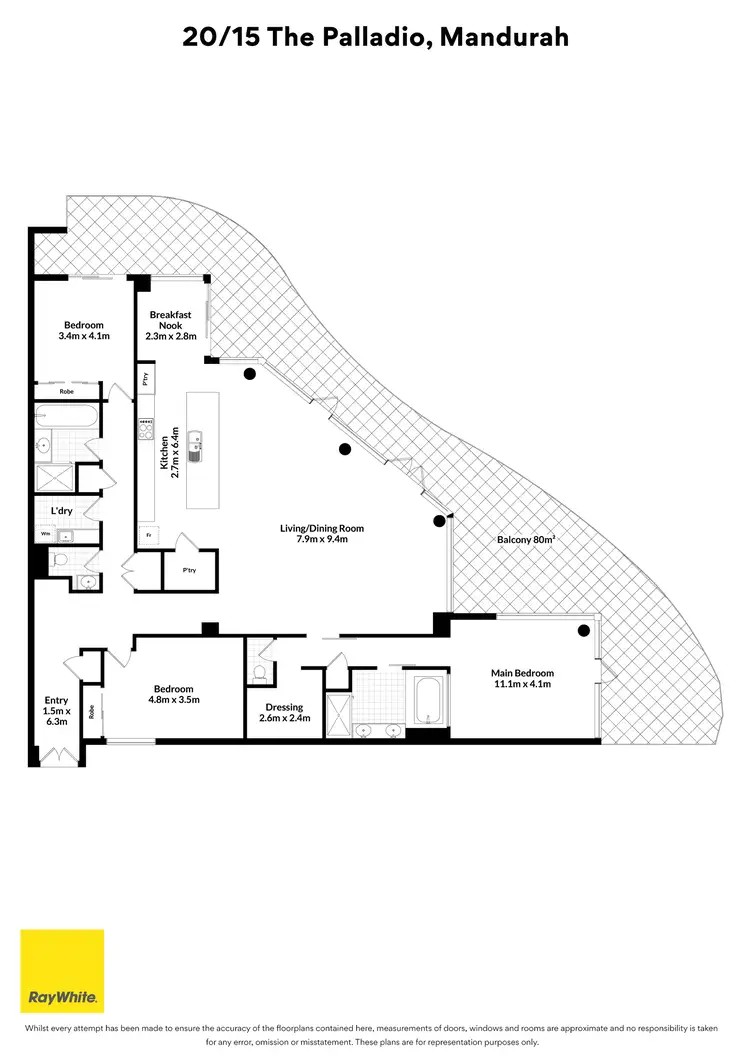 Floorplan of Homely other listing, 20/15 The Palladio, Mandurah WA 6210