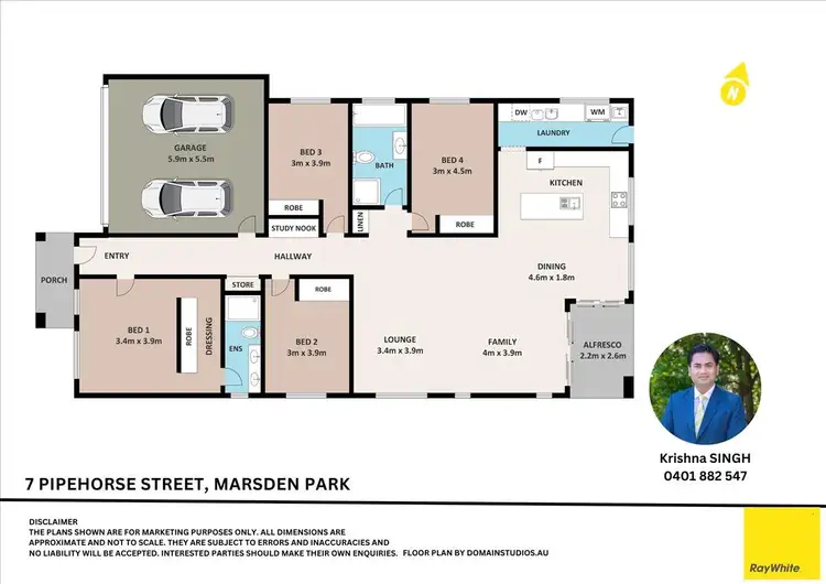 Floorplan of Homely house listing, 7 PIPEHORSE Street, Marsden Park NSW 2765