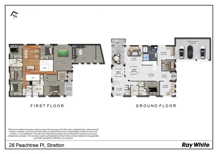 Floorplan of Homely house listing, 28 Peachtree Place, Stretton QLD 4116
