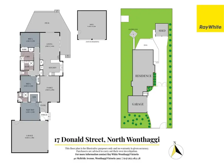 Floorplan of Homely house listing, 17 Donald Street, North Wonthaggi VIC 3995
