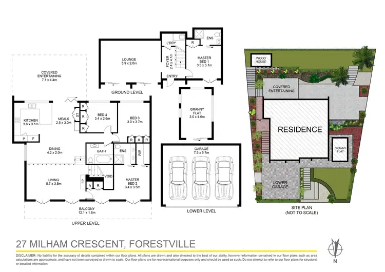 Floorplan of Homely house listing, 27 Milham Crescent, Forestville NSW 2087