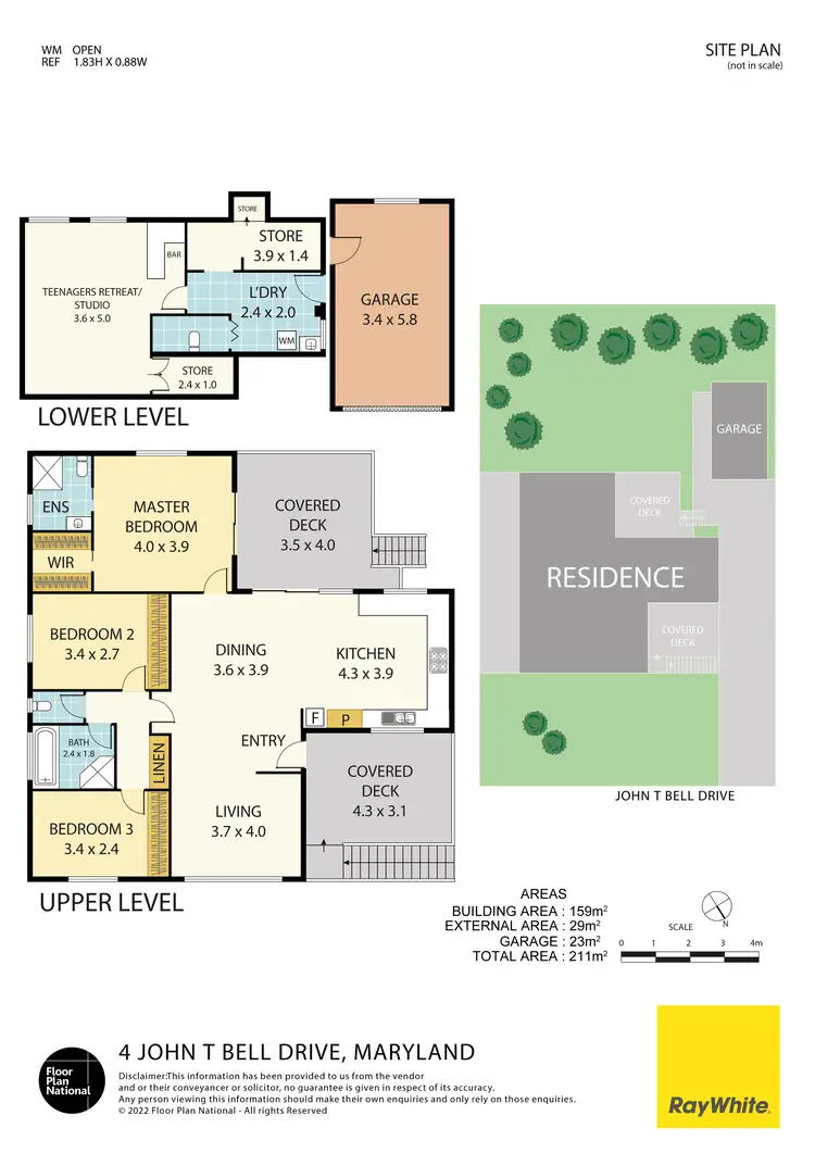 Floorplan of Homely house listing, 4 John T Bell Drive, Maryland NSW 2287