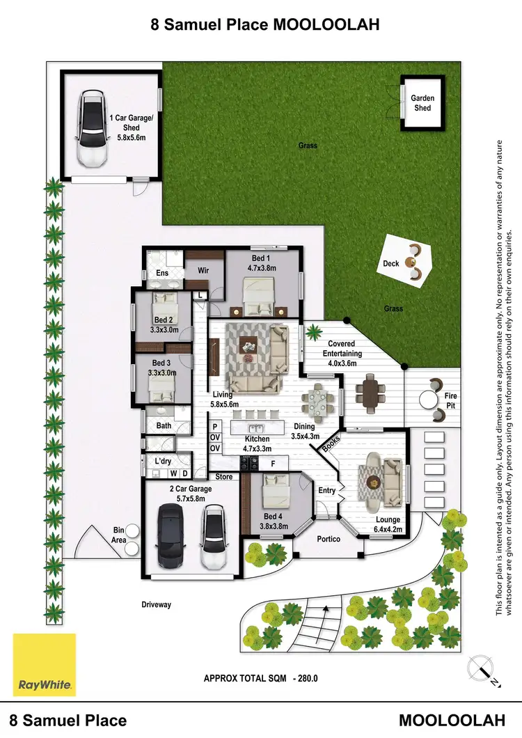 Floorplan of Homely house listing, 8 Samuel Place, Mooloolah Valley QLD 4553
