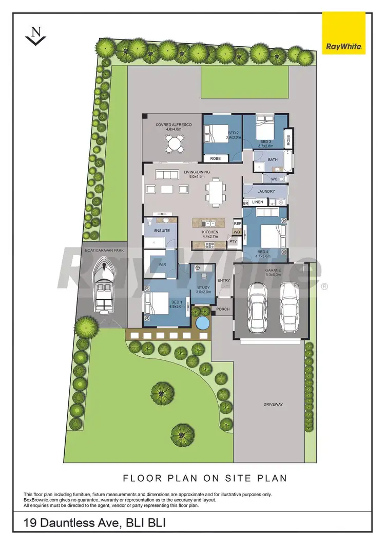 Floorplan of Homely house listing, 19 Dauntless Avenue, Bli Bli QLD 4560