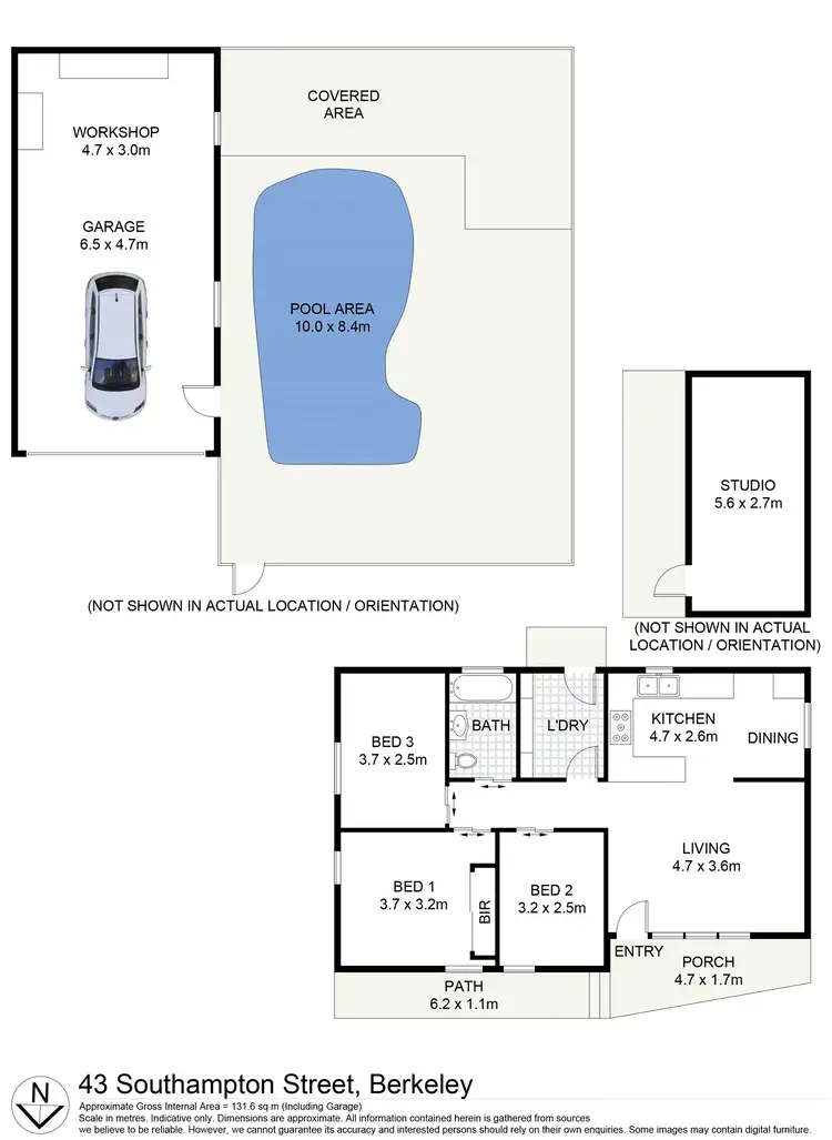 Floorplan of Homely house listing, 43 Southampton Street, Berkeley NSW 2506