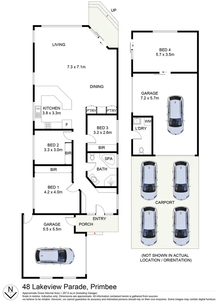 Floorplan of Homely house listing, 48 Lakeview Parade, Primbee NSW 2502