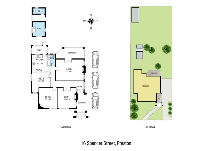 Floorplan of Homely house listing, 16 Spencer Street, Preston VIC 3072