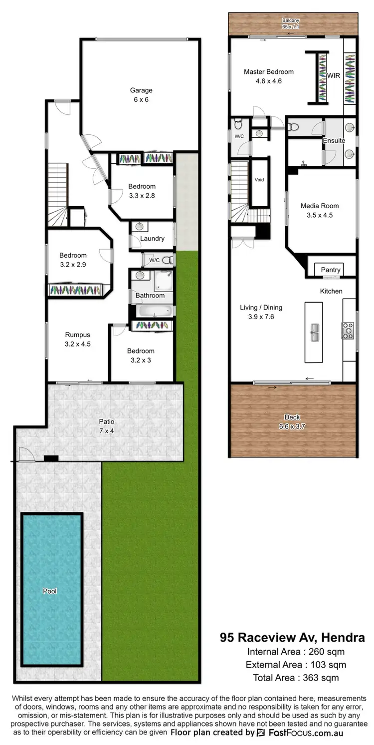 Floorplan of Homely house listing, 95 Raceview Avenue, Hendra QLD 4011