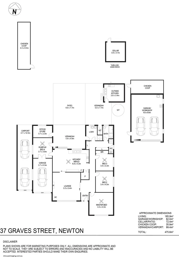 Floorplan of Homely other listing, 37 Graves Street, Newton SA 5074