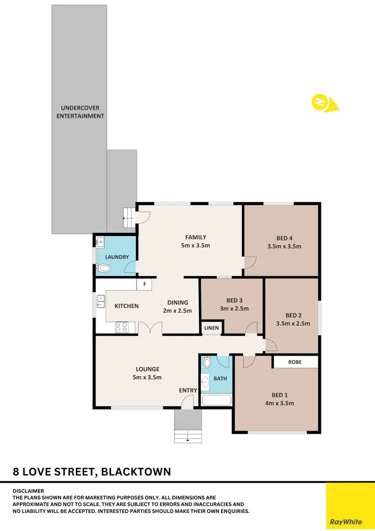 Floorplan of Homely house listing, 8 Love Street, Blacktown NSW 2148