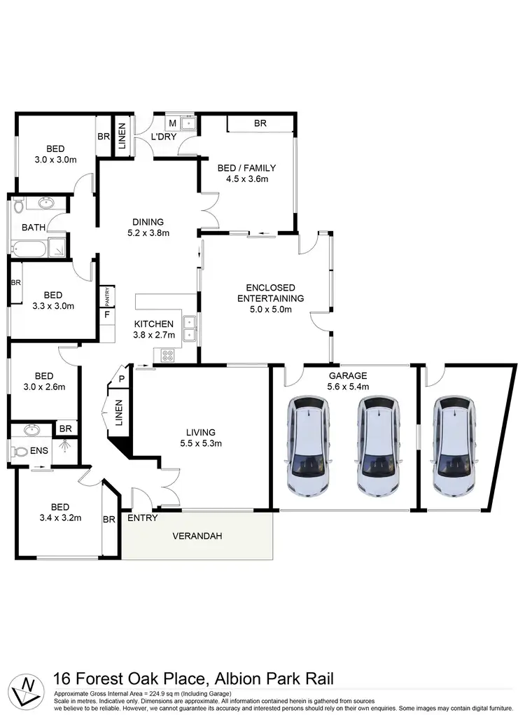 Floorplan of Homely house listing, 16 Forest Oak Place, Albion Park Rail NSW 2527