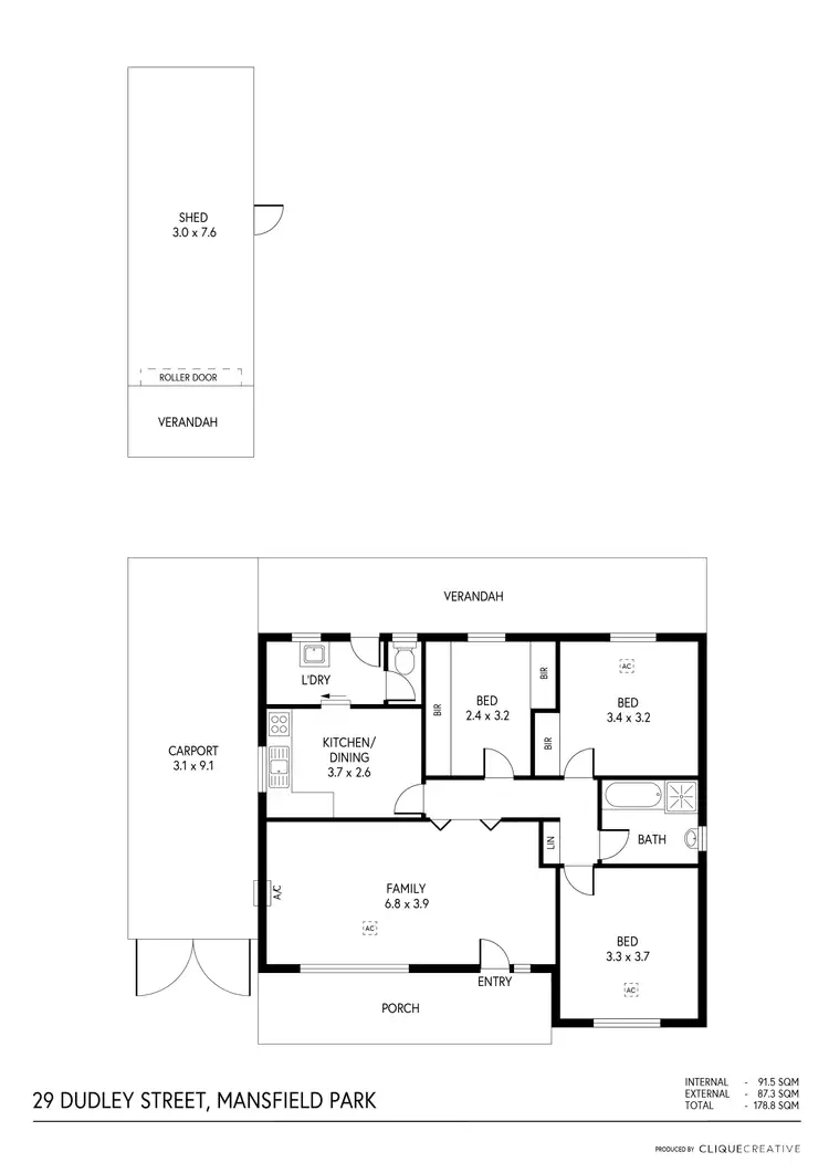 Floorplan of Homely house listing, 29 Dudley Street, Mansfield Park SA 5012