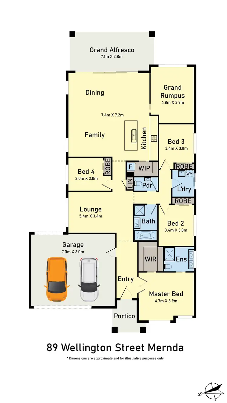 Floorplan of Homely house listing, 89 Wellington Street, Mernda VIC 3754