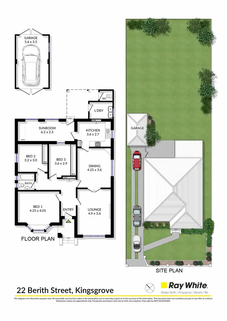 Floorplan of Homely house listing, 22 Berith Street, Kingsgrove NSW 2208