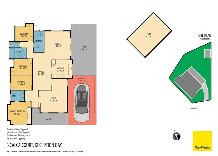 Floorplan of Homely house listing, 6 Calca Court, Deception Bay QLD 4508