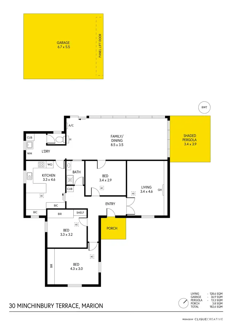 Floorplan of Homely house listing, 30 Minchinbury Terrace, Marion SA 5043