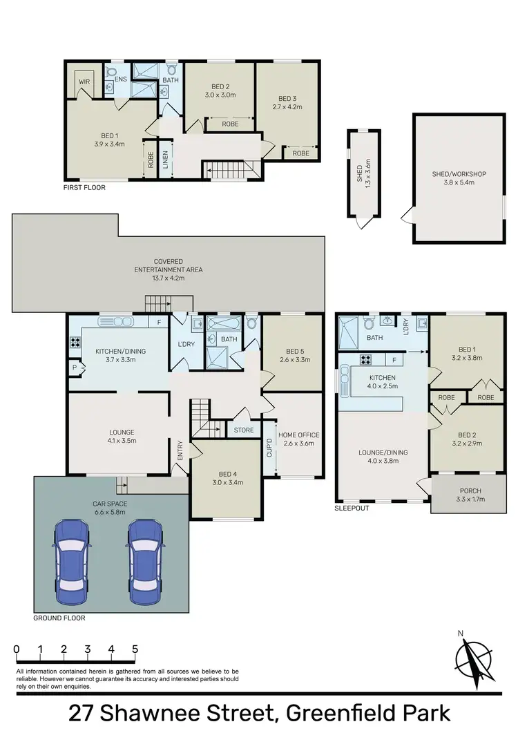 Floorplan of Homely house listing, 27 Shawnee Street, Greenfield Park NSW 2176