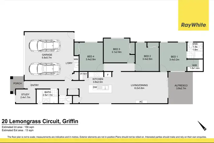 Floorplan of Homely house listing, 20 Lemongrass Circuit, Griffin QLD 4503