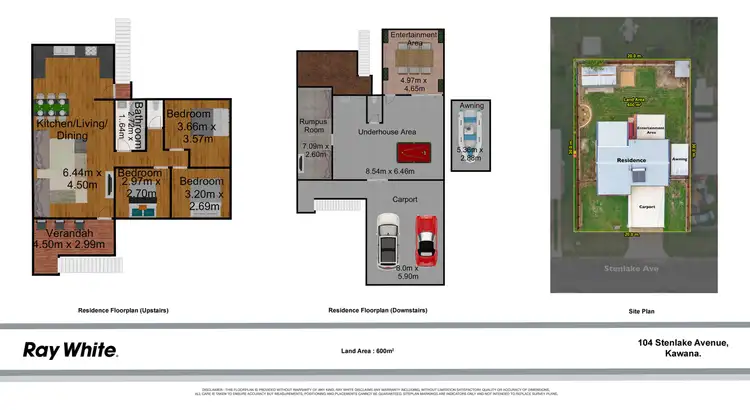 Floorplan of Homely house listing, 104 Stenlake Avenue, Kawana QLD 4701