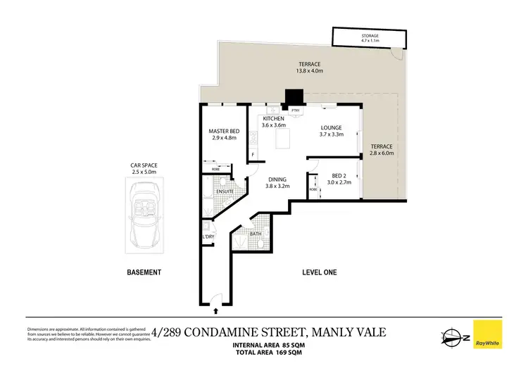 Floorplan of Homely apartment listing, 4/289 Condamine Street, Manly Vale NSW 2093