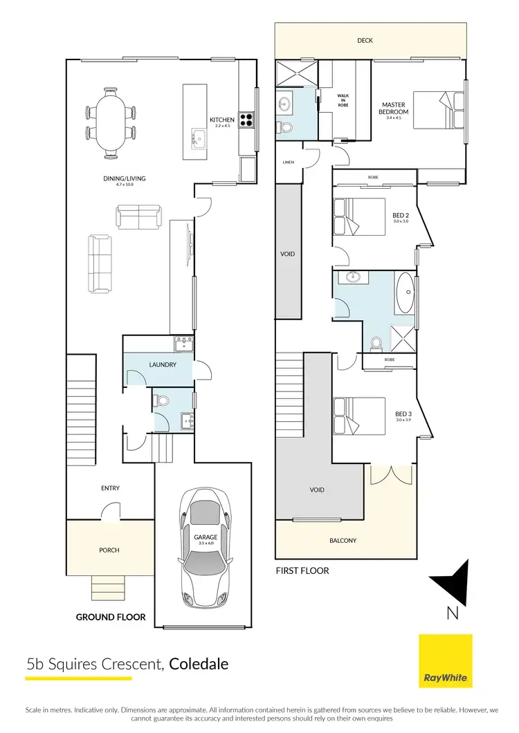 Floorplan of Homely semi-detached listing, 5B Squires Crescent, Coledale NSW 2515