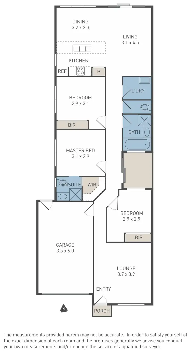 Floorplan of Homely house listing, 1/8 Flower Gum Crescent, Tarneit VIC 3029