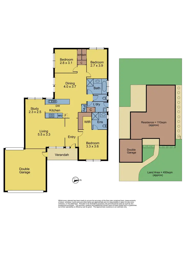 Floorplan of Homely house listing, 15 Gramar Way, Hampton Park VIC 3976