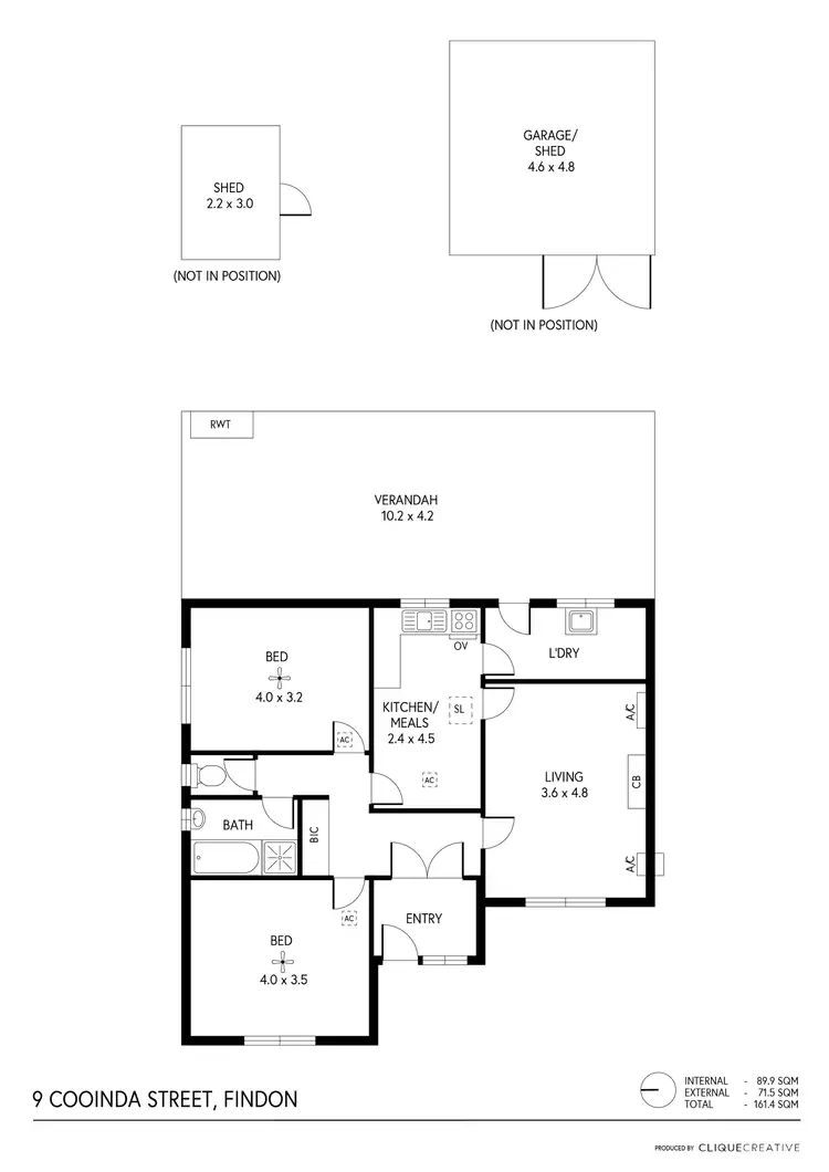 Floorplan of Homely house listing, 9 Cooinda Street, Findon SA 5023