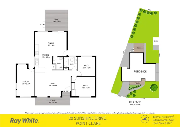 Floorplan of Homely house listing, 20 Sunshine Drive, Point Clare NSW 2250