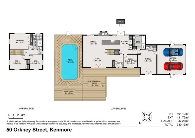 Floorplan of Homely house listing, 50 Orkney Street, Kenmore QLD 4069
