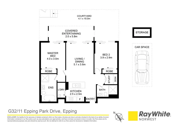 Floorplan of Homely apartment listing, G32/11 Epping Park Drive, Epping NSW 2121