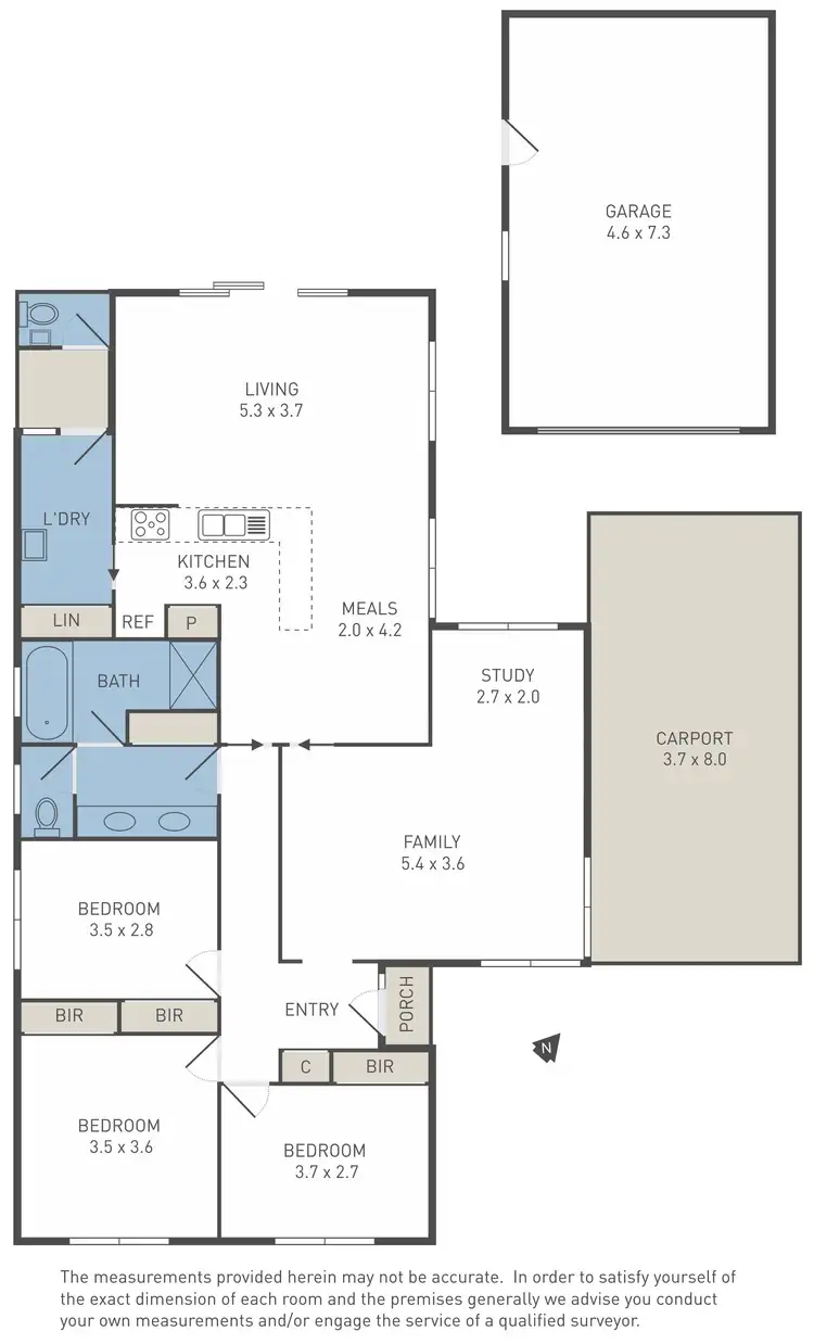 Floorplan of Homely house listing, 14 Brougham Avenue, Wyndham Vale VIC 3024