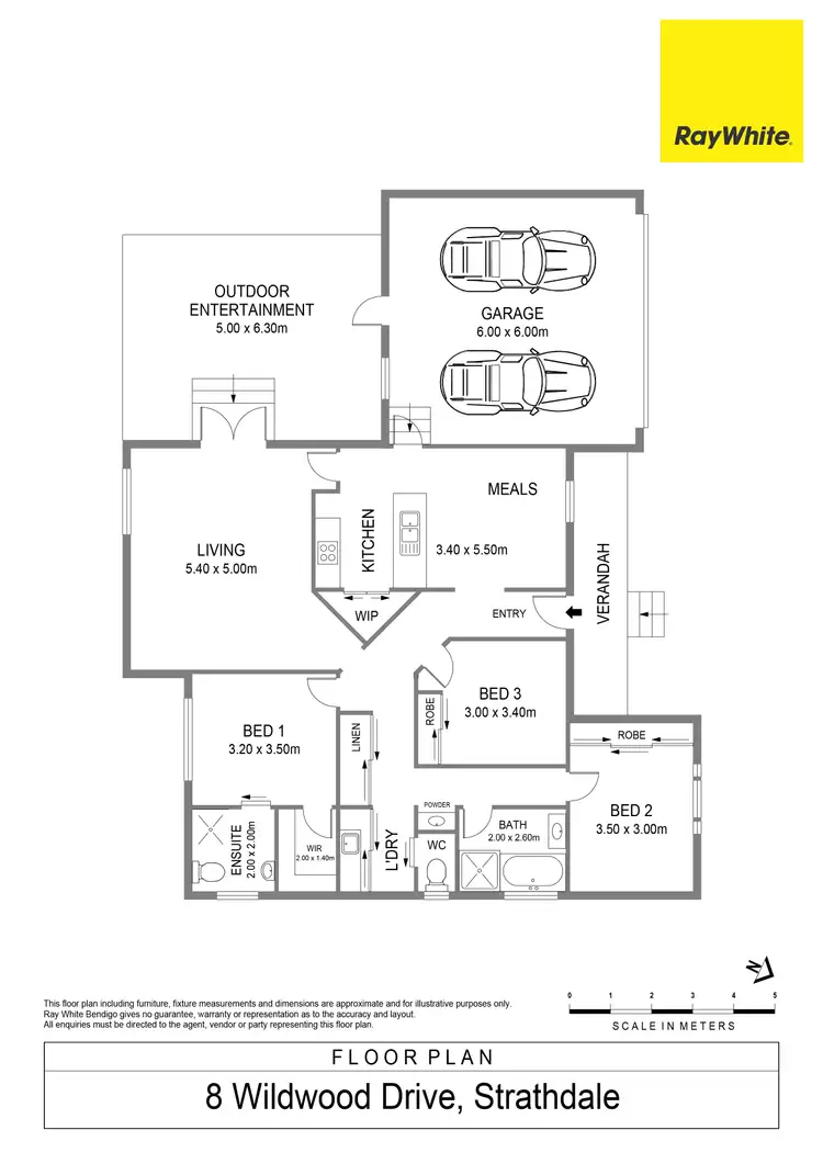 Floorplan of Homely house listing, 8 Wildwood Drive, Strathdale VIC 3550