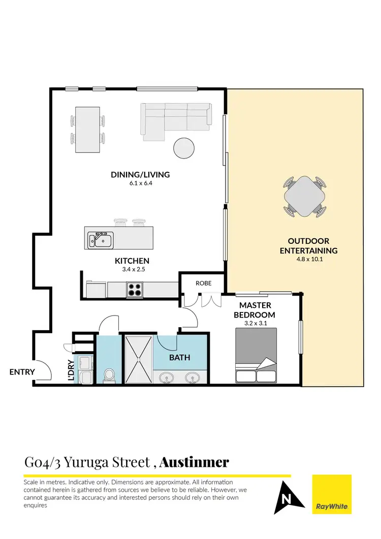 Floorplan of Homely unit listing, G04/3 Yuruga Street, Austinmer NSW 2515