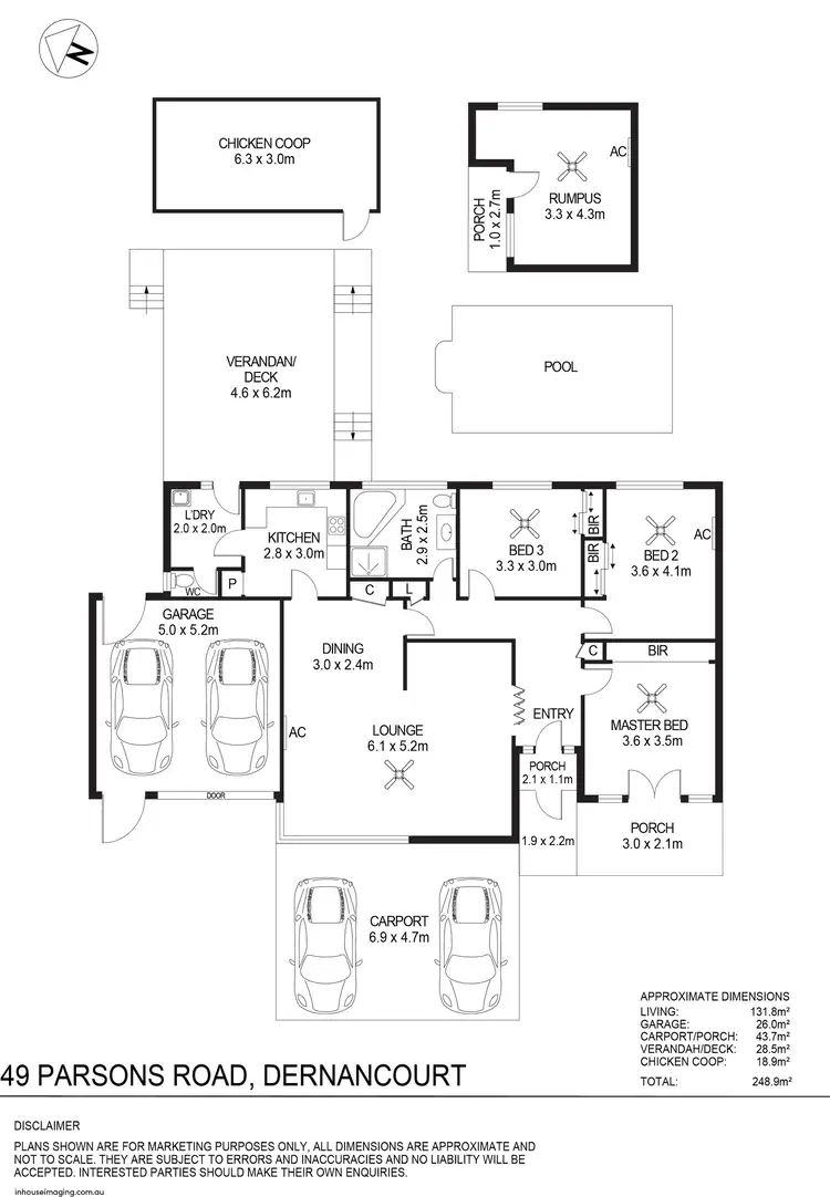 Floorplan of Homely house listing, 49 Parsons Road, Dernancourt SA 5075