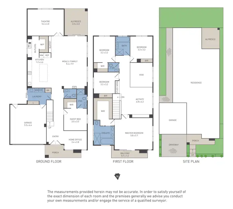 Floorplan of Homely house listing, 8 Huron Road, Manor Lakes VIC 3024