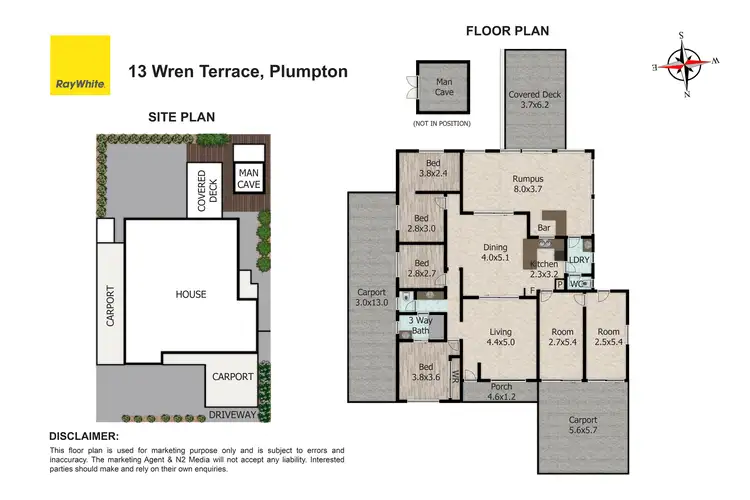 Floorplan of Homely house listing, 13 Wren Terrace, Plumpton NSW 2761