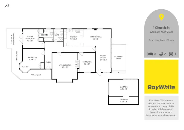 Floorplan of Homely house listing, 4 Church Street, Goulburn NSW 2580