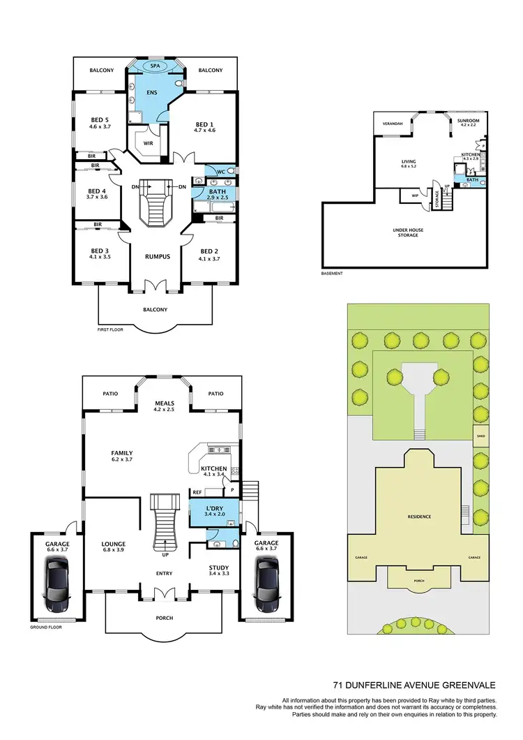 Floorplan of Homely house listing, 71 Dunfermline Avenue, Greenvale VIC 3059