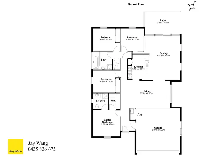 Floorplan of Homely house listing, 15 Linda Way, Upper Coomera QLD 4209